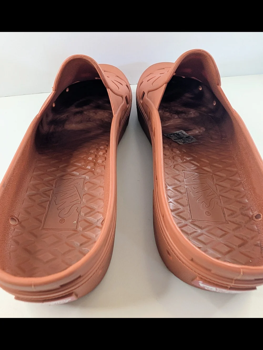 Vans Slip-On Mule TRK Burnt Ochre Brown Shoe Sandals Mens Size 12
